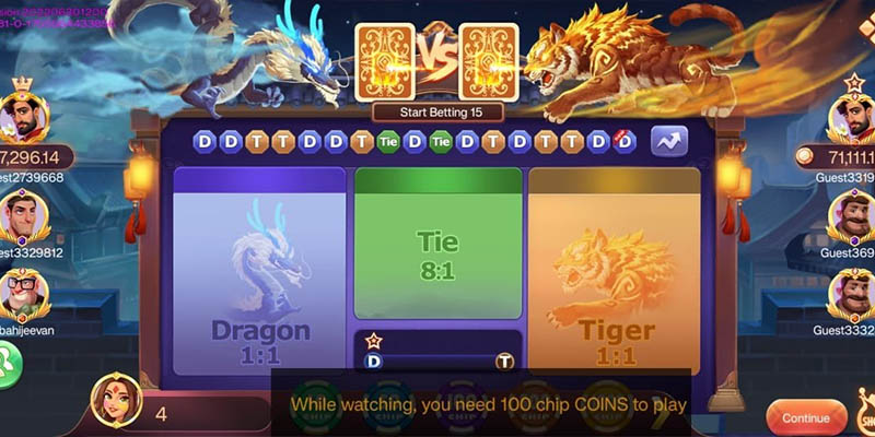 Tìm hiểu sơ lược về tựa game Dragon & Tiger đặc sắc